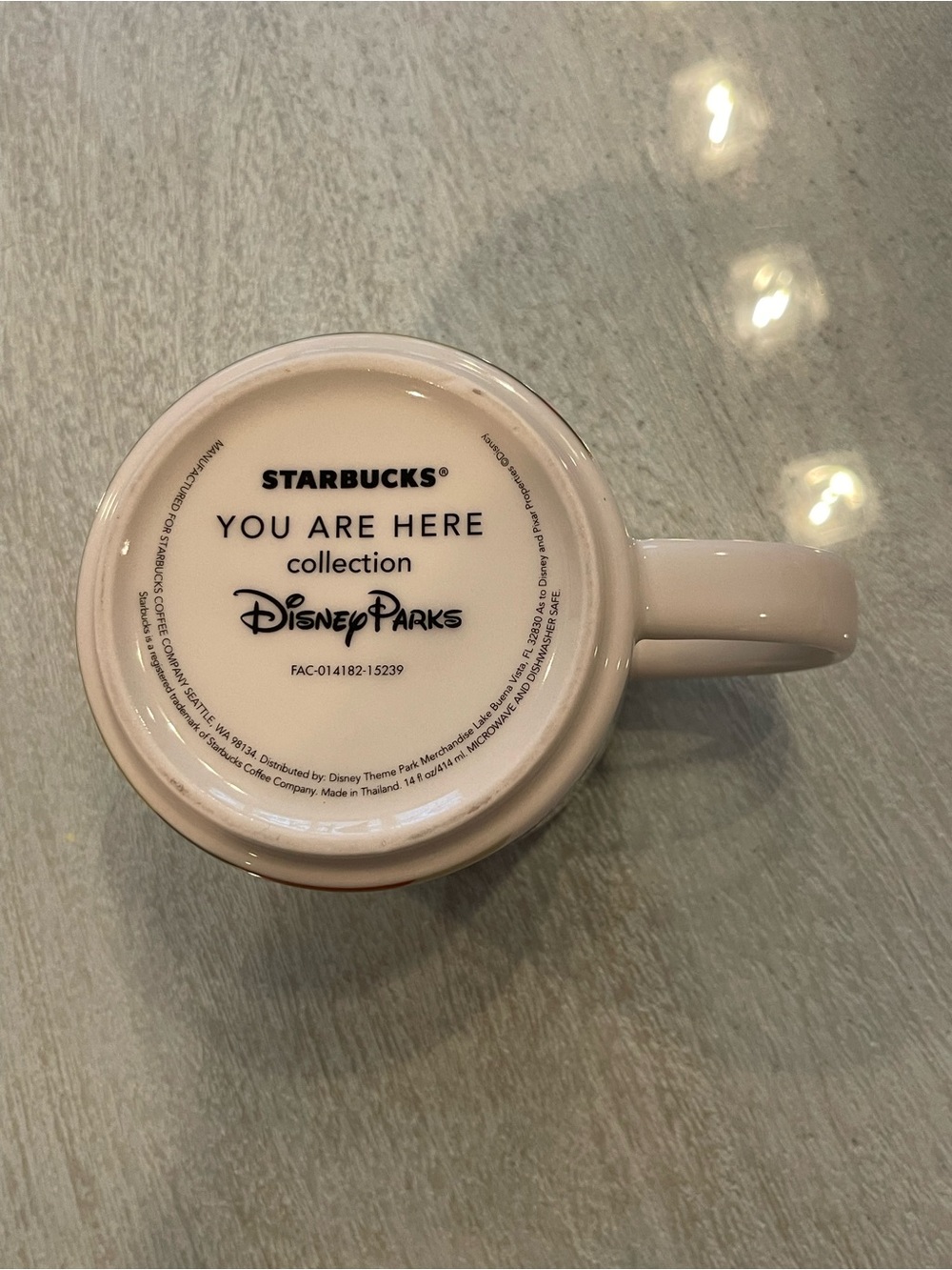 Starbucks Disney California Adventure “You Are Here” Ceramic Mug - Picture 3 of 3